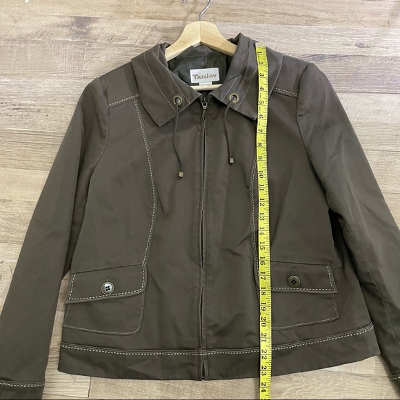 Vintage | Tanjay Olive Green Embellished Jacket - Picture 10 of 11